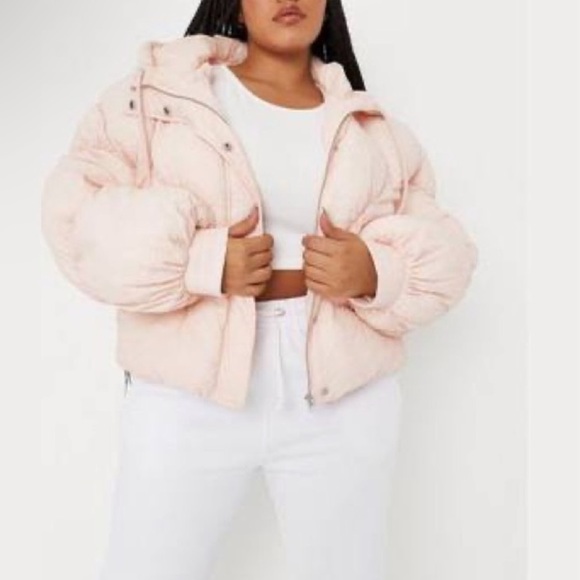 Missguided Jackets & Blazers - NWT baby pink puffer